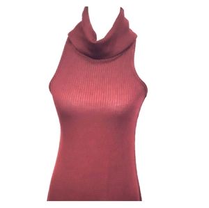 Adam Levine Sleeveless Cowlneck Skater Dress